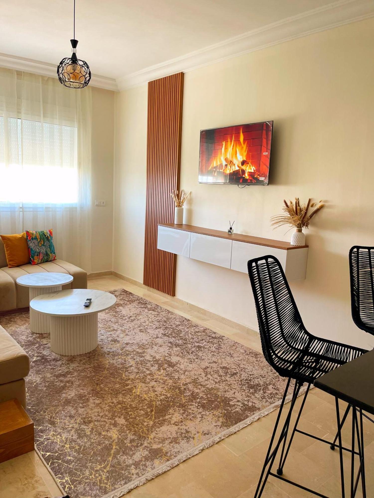 Elegant Appartement Avec Un Acces Piscine Jardin Parking Sous-Sol Et Wifi Haut Debit Fibre Optique Танжер Екстер'єр фото